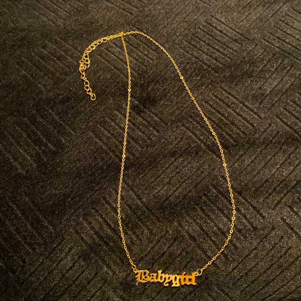 Babygirl Necklace (new never worn) - Picture 2 of 2